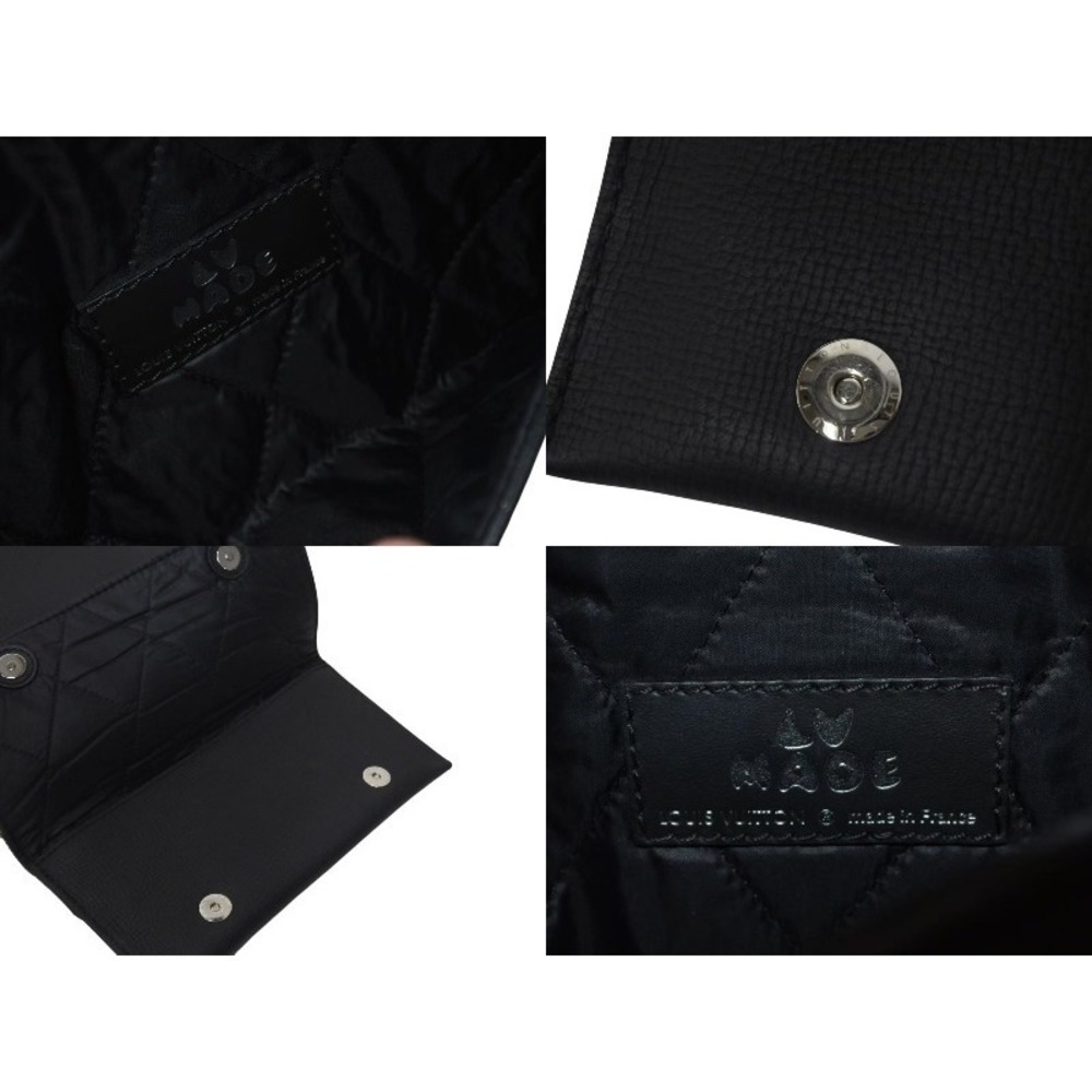 Louis Vuitton NIGO Shoulder Bag Drip Trio Pouch Black - Picture 8 of 9